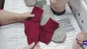 2023 год , ШАПКА И НОСОЧКИ ГОТОВЫ///