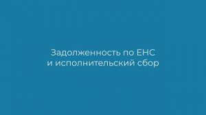 Задолженность по ЕНС и исполнительский сбор, пути решения