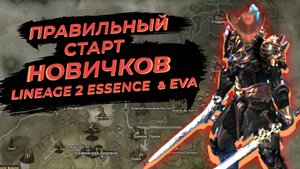 Правильный старт в Lineage 2 Ева, Эссенс от А до Я / Гайд для новичков 2024