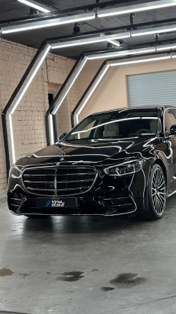 Mercedes S-class - полировка кузова автомобиля и керамическое покрытие