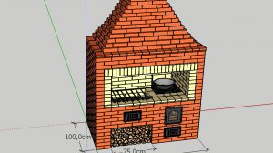 КОМПЛЕКС БАРБЕКЮ МК ГАММА для самостоятельного строительства