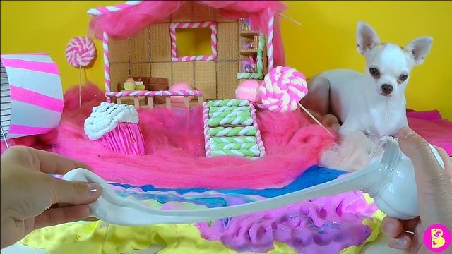 ДЕЛАЕМ СЛАЙМ РЕЧКУ в СТРАНЕ КАРАМЕЛИ И ПЕЧЕНЬЯ смотреть онлайн