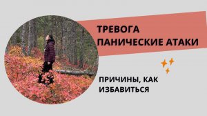 Тревога и панические атаки | Причины и как избавиться