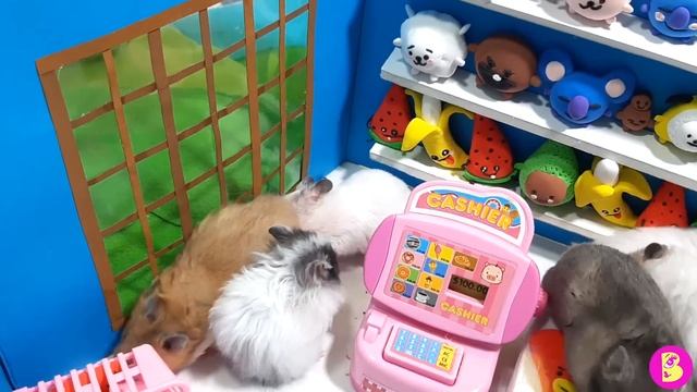 ХОМЯЧКИ В МАГАЗИНЕ ИГРУШЕК**BTS **MINI TOY STORE**BT21dolls смотреть онлайн