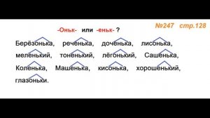 Руский язык учебник. 3 класс. Часть 1. Канакина Упражнение 247