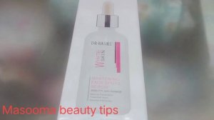 Dr RASHEL skin whitening Fade spots serum review|Masooma beauty tips|Dr RASHEL Fade spots serum|