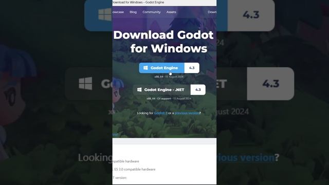 Где скачать официальную бесплатную версию Godot (игровой движок)