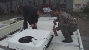Автодом.Карелия 2020.часть6 (ставим кондиционер на автодом)