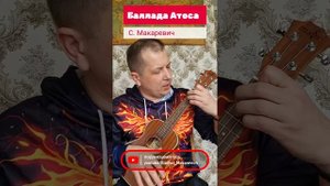 Есть в графском парке чёрный пруд. Там лилии цветут. Баллада Атоса. Макаревич на укулеле