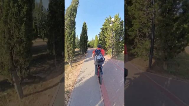 велопрогулка в Парке Победы в Севастополе #севастополь #insta360 #bike #2024 #insta360x4 смотреть онлайн