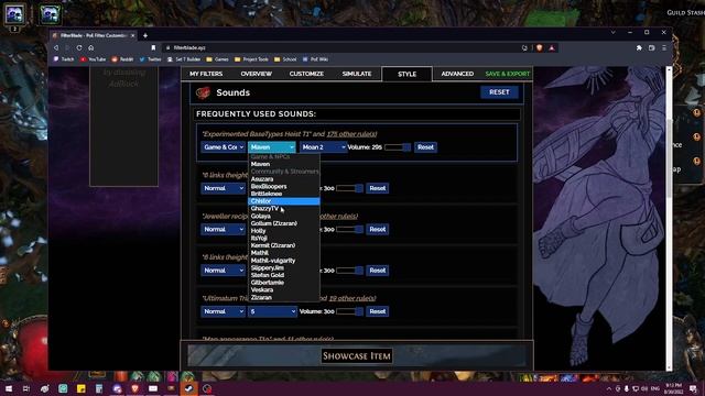 Path of Exile - How to make a custom lootfilter with sound effects смотреть онлайн