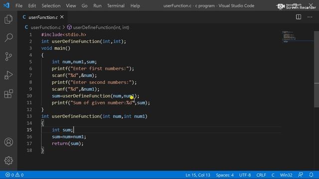 User Define Function Program in C-[Hindi]-with source code | all programming hindi