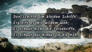 RHEINROMANTIK. Die Loreley. Lied von der Loreley. Heinrich Heine