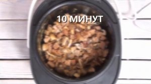 Мясо с грибами в мультиварке