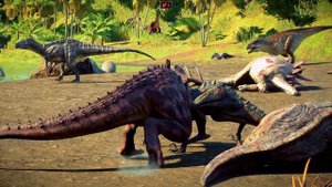 All Dinosaurs BATTLE ROYALE  in JUNGLE Jurassic World Evolution 2