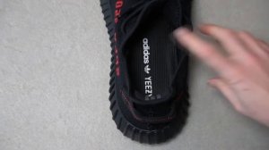 YEEZY Boost 350 V2 Black Red (2017/2020) UNBOXING & TRY ON