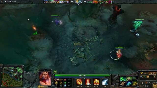 Dota 2- Mikelorus plays Lina v2 смотреть онлайн