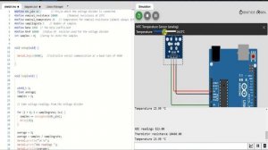 NTC Simulation with Arduino in Wokwi | Thermistor Simulation