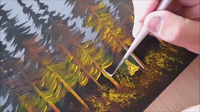 СВЕТ В ДЕРЕВЕ - Красивые рисунки акриловыми красками! Развивашки для детей и родителей!