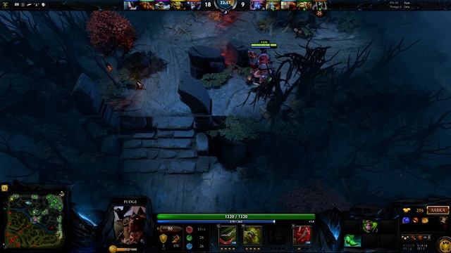 Гайд на Pudge Dota2 6.88. Как правильно "хукать" Пуджом. смотреть онлайн