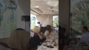 Chef Singing at Sabella - Kempinski Ajman