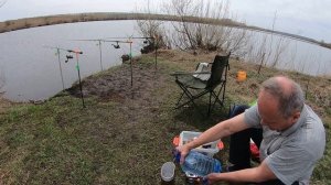 Грунтовая дорога, РЫБАЛКА на ФЛЭТ кормушку, каша в СОЛДАТСКОМ котелке!