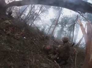 Бой ВСУ от первого лица