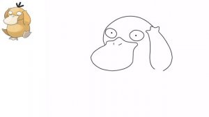 Как легко нарисовать покемона Псидак! #054 | Поколение 1