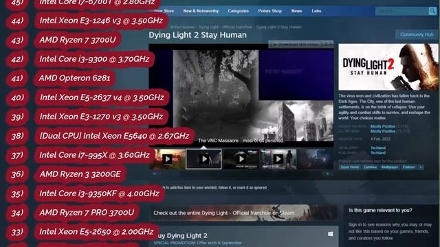Can Your PC Run Dying Light 2 Stay Human? Minimum System Setting Explain смотреть онлайн