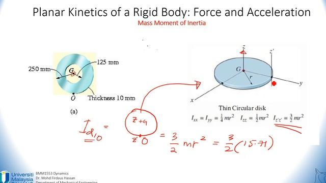 Video 6 Planar Kinetics of a Rigid Body Mass Moment of Inertia 5 смотреть онлайн