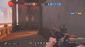 Clutching it up with Lesion. Rainbow Six Siege.