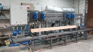 Многошпиндельный сверлильный станок для сверления бруса 150мм.