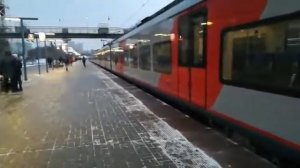 ЭС2Г Ласточка на МЦД-2 Тушинская.