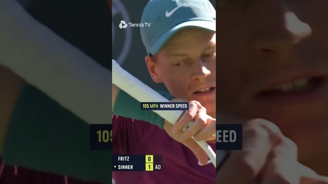 4 Rocket Jannik Sinner Forehands In 1 Game!