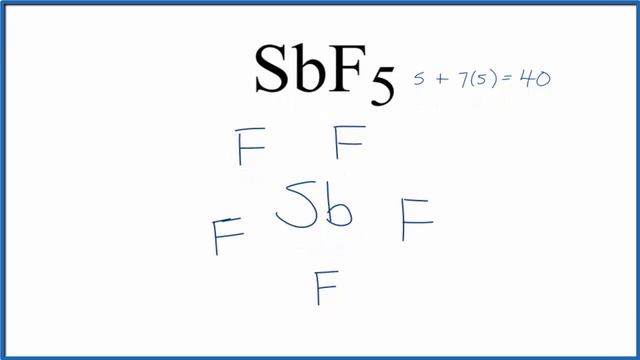 How to Draw the Lewis Dot Structure for SbF5 смотреть онлайн