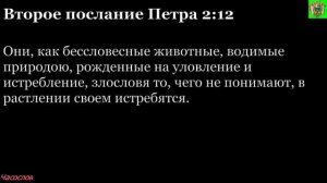 Аудиокнига. Библия. Новый Завет. Второе послание апостола Петра. Глава 2