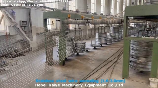 （ss Wire）Производство и процесс отжига проволоки из нержавеющей стали на волочильной машине