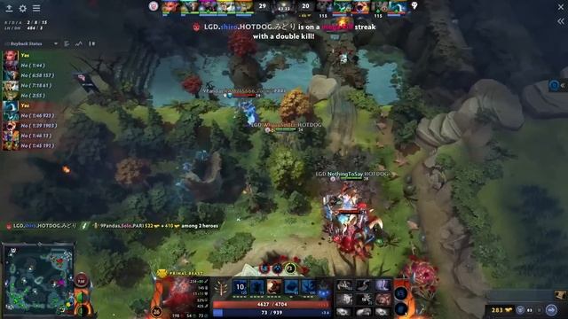 CARRY DARK WILLOW IN PLAYOFFS STAGE !! LGD GAMING vs 9 PANDAS - THE INTERNATIONAL 2023 DOTA 2