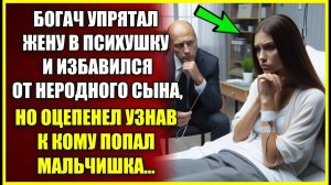 ЖИЗНЕННЫЕ ИСТОРИИ. Богач упрятал жену В ПСИХУШКУ и избавился от неродного сына, но оцепенел узнав