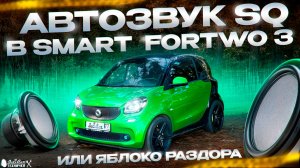 Обзор АвтоЗвука SQ в Smart ForTwo  3его поколения или яблоко автозвукового раздора.