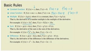 Calculus: Rules for differentiation | Chapter 17B (pt.1) | VCE Unit 1&2 Maths Methods