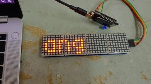 ESP32 MAX7219 Dot Matrix