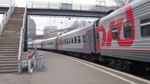 "Напугал!" ЭП2К-127 с поездом №133Н Томск - Анапа