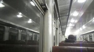 Moskwa, poranna podróż w ED2T / Москва, утренняя поездка на ЭД2Т