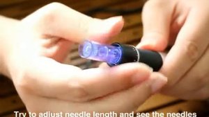 How to install the needle cartridge for Dr. pen Microneedling System