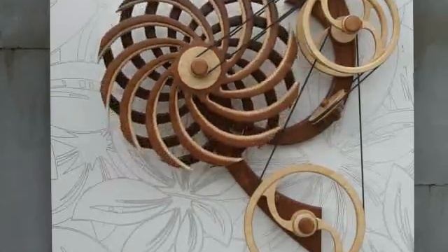 Кинетическая скульптура Kinetic sculpture "Счастье"