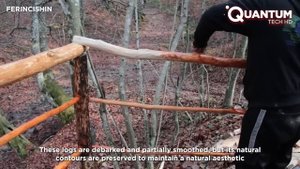 Человек строит удивительный деревянный домик посреди леса | от начала до конца @Ferincishin