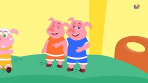 Пять поросят - Five Little  - мультики для детей