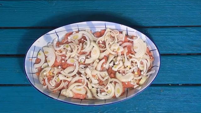 ВАШИ РОДНЫЕ ОЦЕНЯТ!  Горбуша под шубой в духовке  ВКУСНО, БЫСТРО, НЕДОРОГО