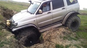 УАЗ ПАТРИОТ на КРАЗовских колесах!